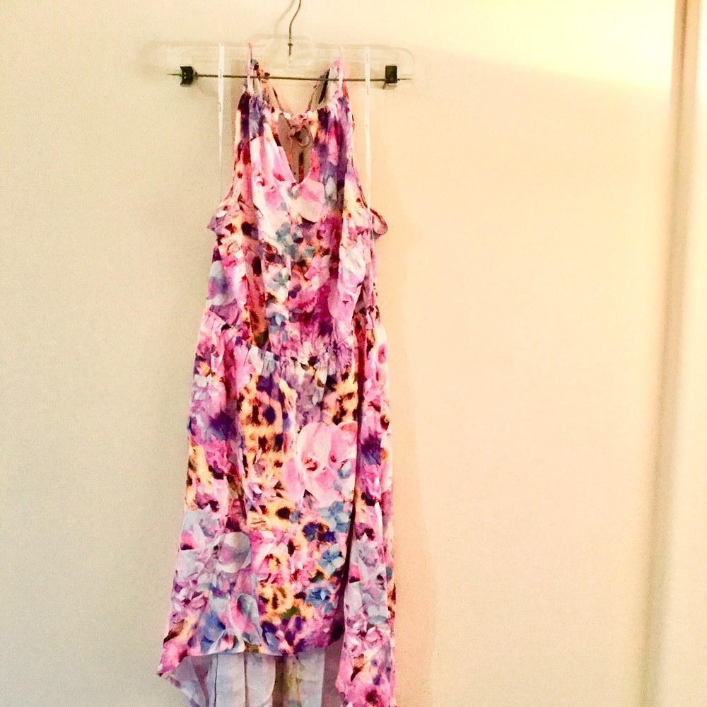 MINKPINK Hi-Lo Keyhole neckline Sundress